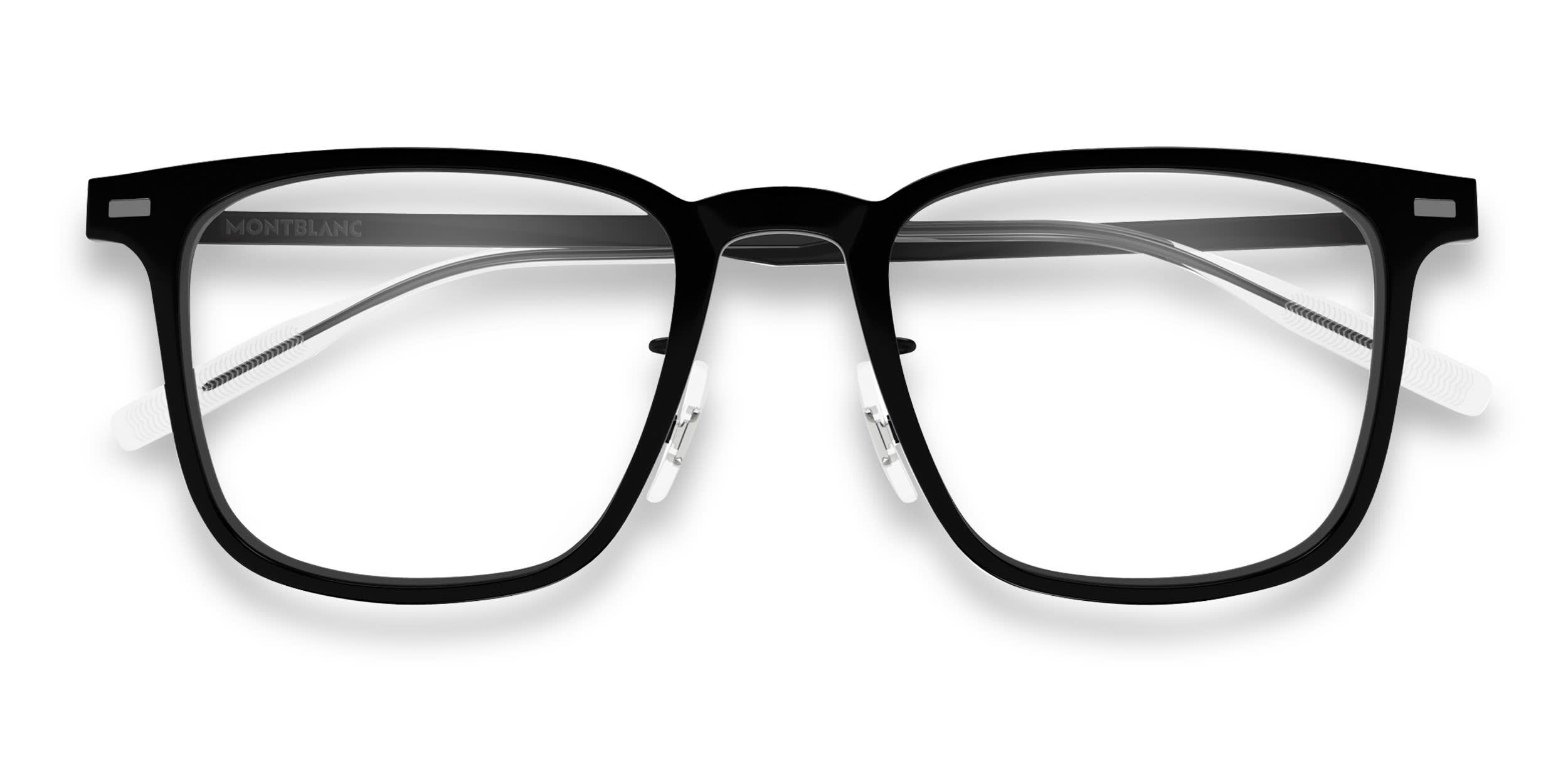 Mont Blanc MB0395ON Black glasses - Black - Frontal View