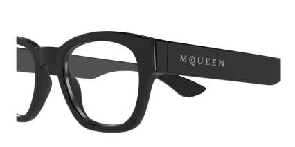 Alexander McQueen AM0530O Black glasses - Black - Side View