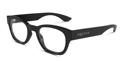 Alexander McQueen AM0530O Black glasses - Black - Angle View