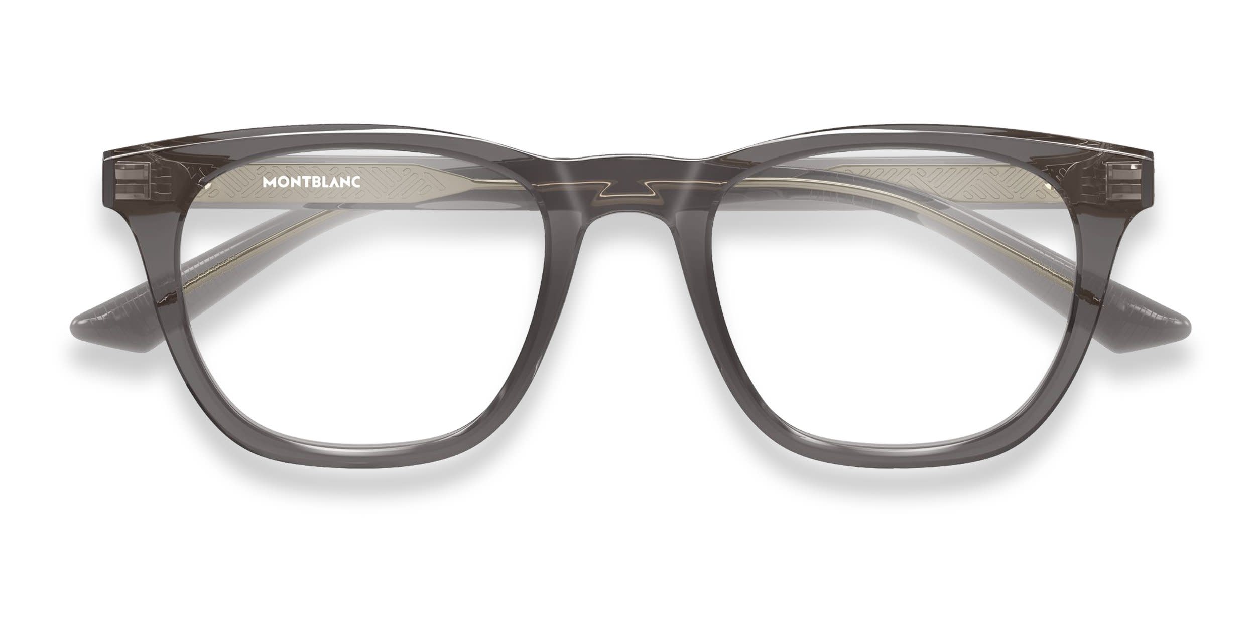 Mont Blanc MB0422O Gray glasses - Gray - Frontal View
