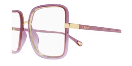 Chloe CH0338O Purple glasses - Purple - Side View