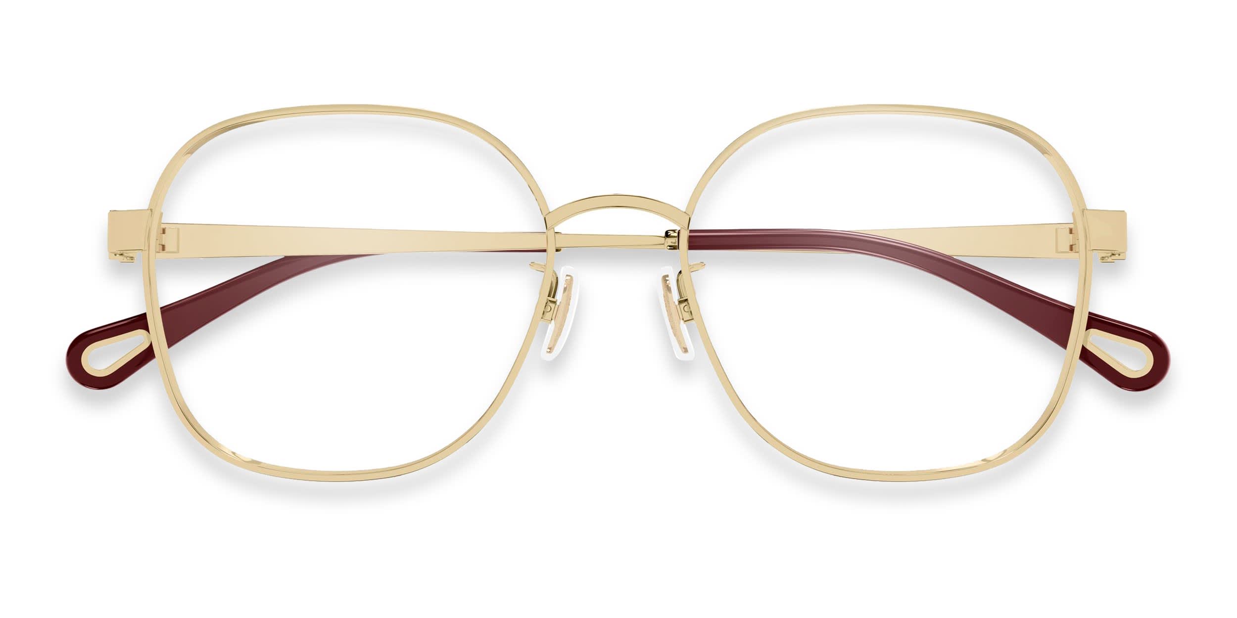 The Chloé CH0337OA is a softly squared metal frame that blends
