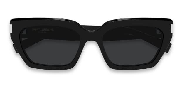 The Saint Laurent SL 826 PAGE is a sleek cat-eye sunglasses frame