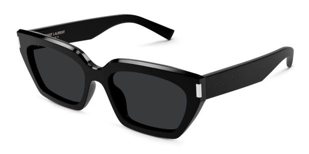 The Saint Laurent SL 826 PAGE is a sleek cat-eye sunglasses frame