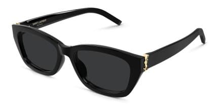 Saint Laurent SLM153 Black glasses - Black - Angle View