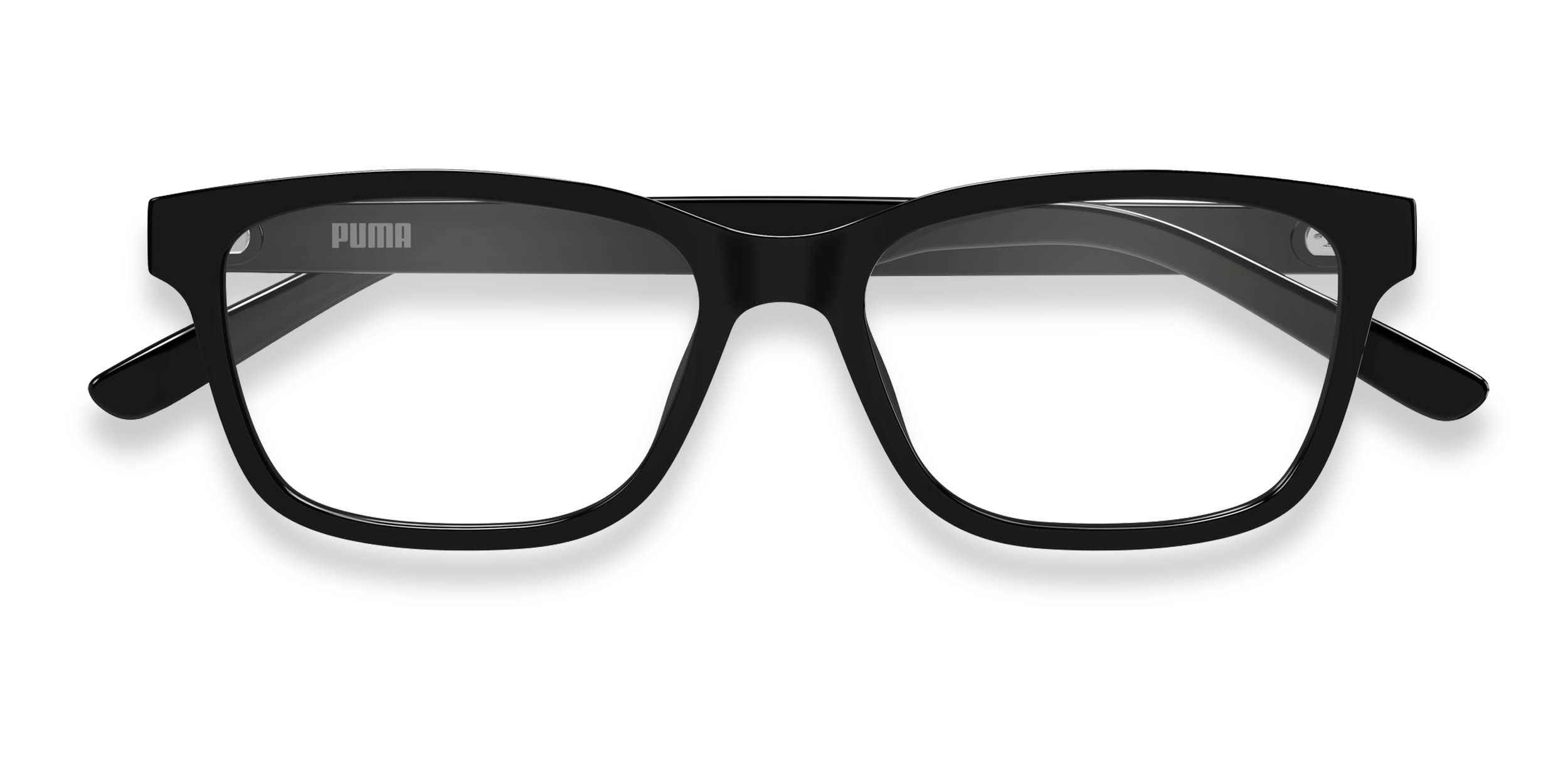 Puma PU0529O Black glasses - Black - Frontal View