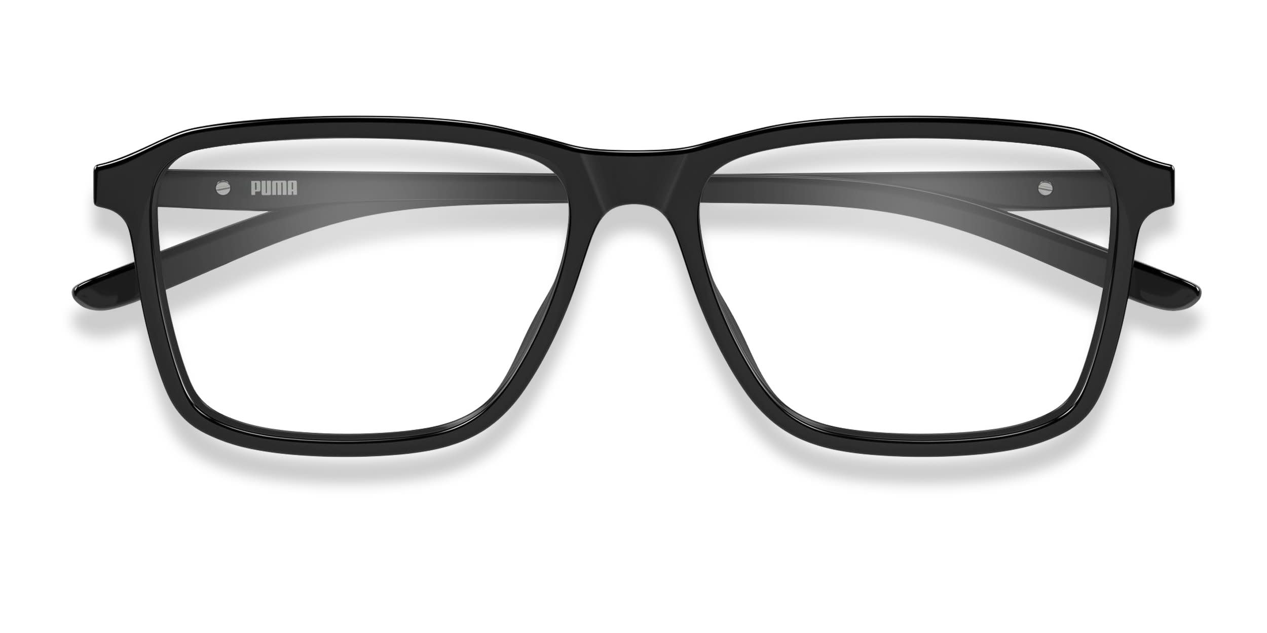 Puma PU0536O Black glasses - Black - Frontal View