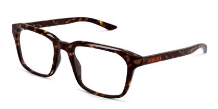 Gucci GG2081O Tortoise glasses - Tortoise - Angle View