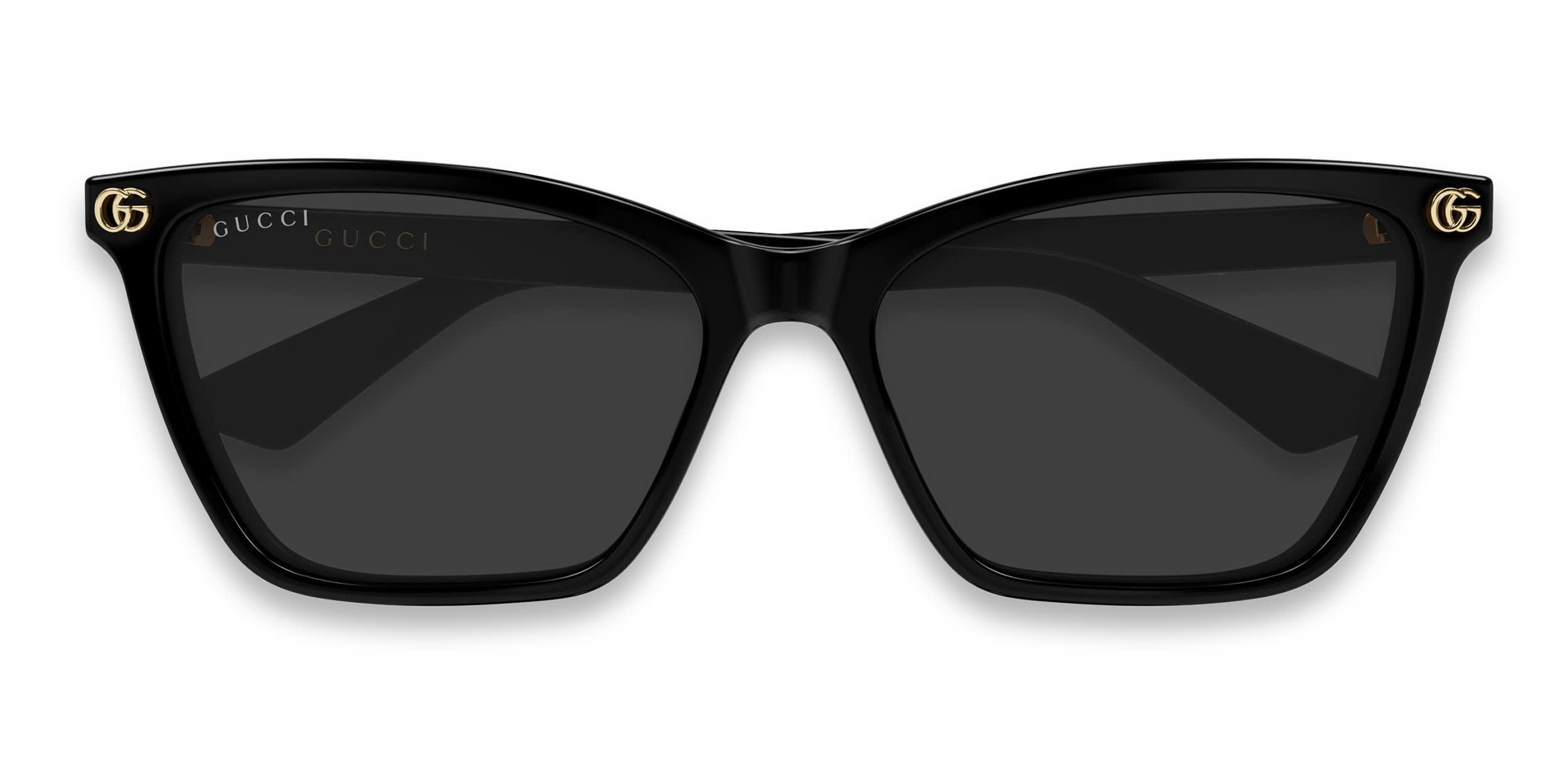Gucci GG2111S Black, Gray glasses - Black / Gray - Frontal View