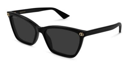 Gucci GG2111S Black, Gray glasses - Black / Gray - Angle View
