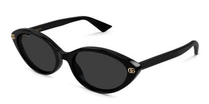 Gucci GG2110S Black, Gray glasses - Black / Gray - Angle View