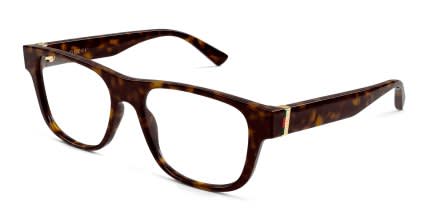Gucci GG2086O Tortoise glasses - Tortoise - Angle View