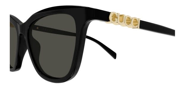 Gucci NWT GG2032S Cat Eye Sunglasses in Black Gucci GG2032S Cat Eye Sunglasses | Fashion Eyewear US main image 3