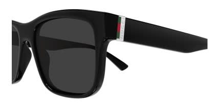 Gucci GG2085S Black, Gray glasses - Black / Gray - Side View
