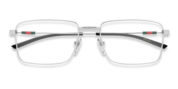 GUCCI メガネ シルバー 四角形 h=310,w=620,fit=fill