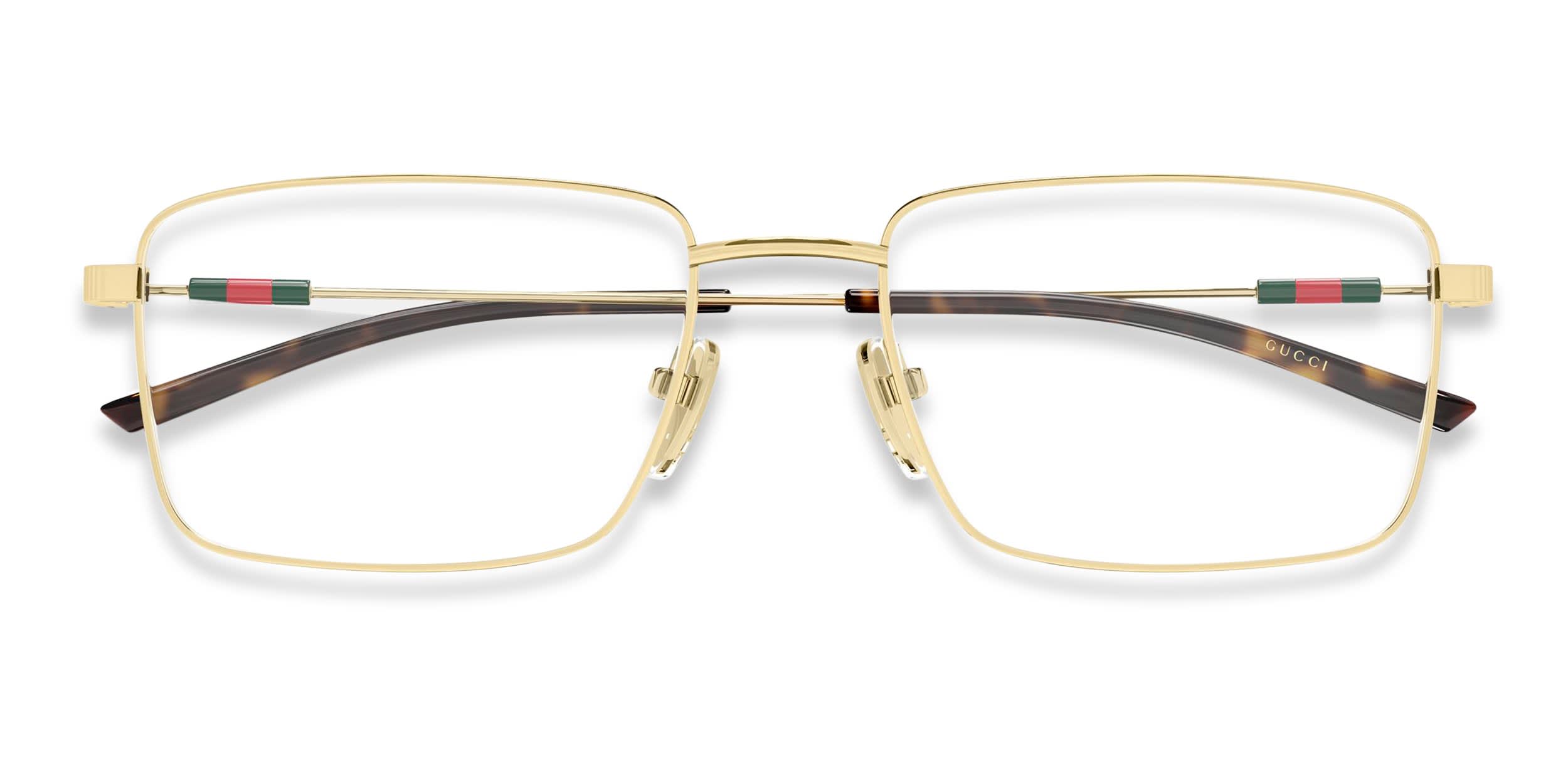 Gucci GG2098O Gold glasses - Gold - Frontal View