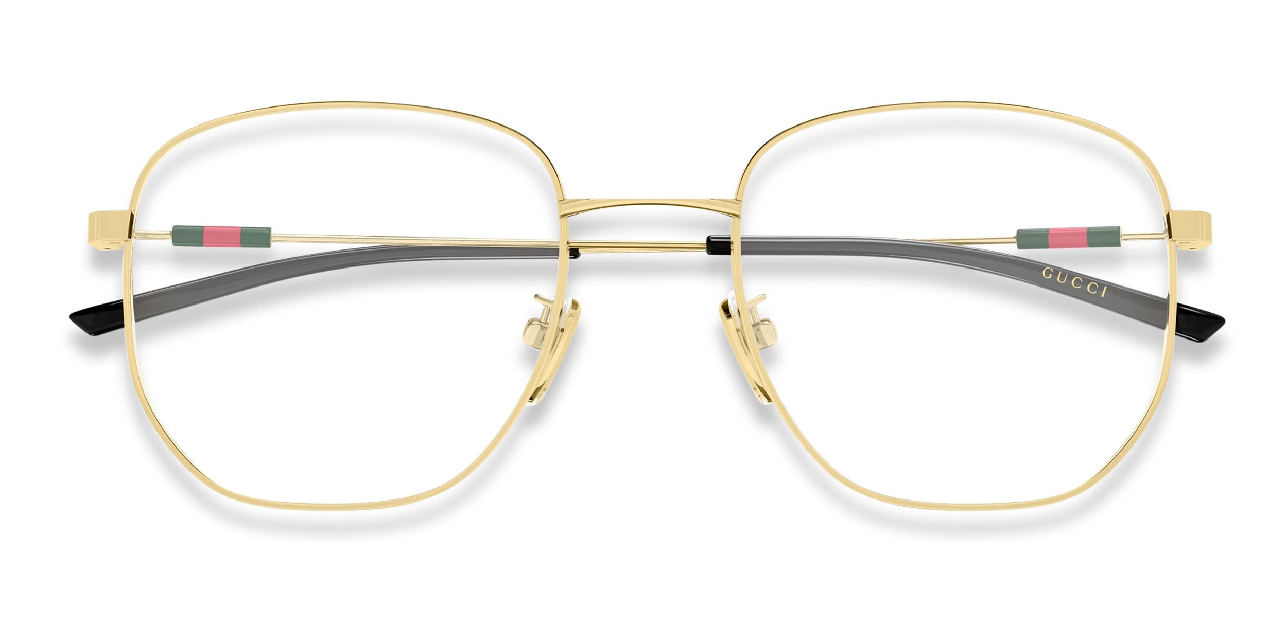 Gucci GG0986O Gold Prescription Eyeglasses