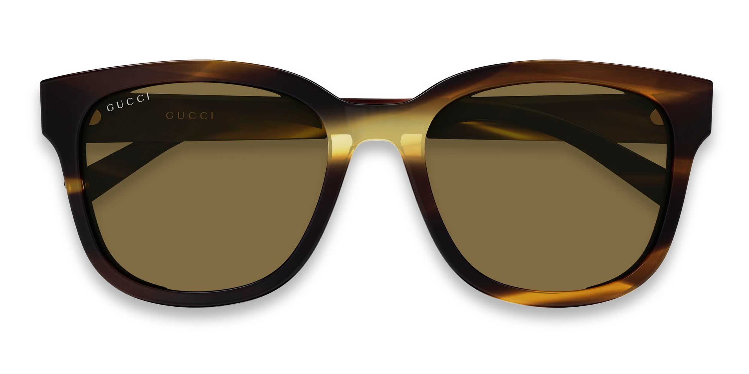 Gucci サングラスGGO382s 超綺麗 Gucci GG0382S Tortoise, Orange, Gold Prescription Sunglasses