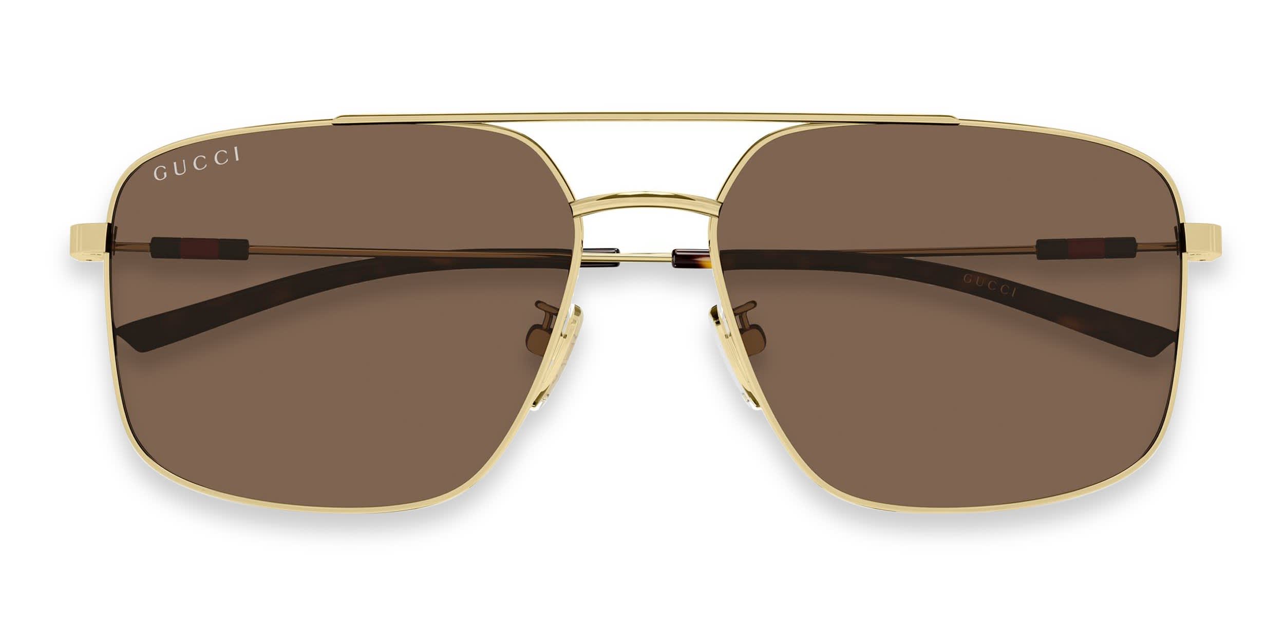 Gucci GG0941S Gold, Brown Prescription Sunglasses display picture 3