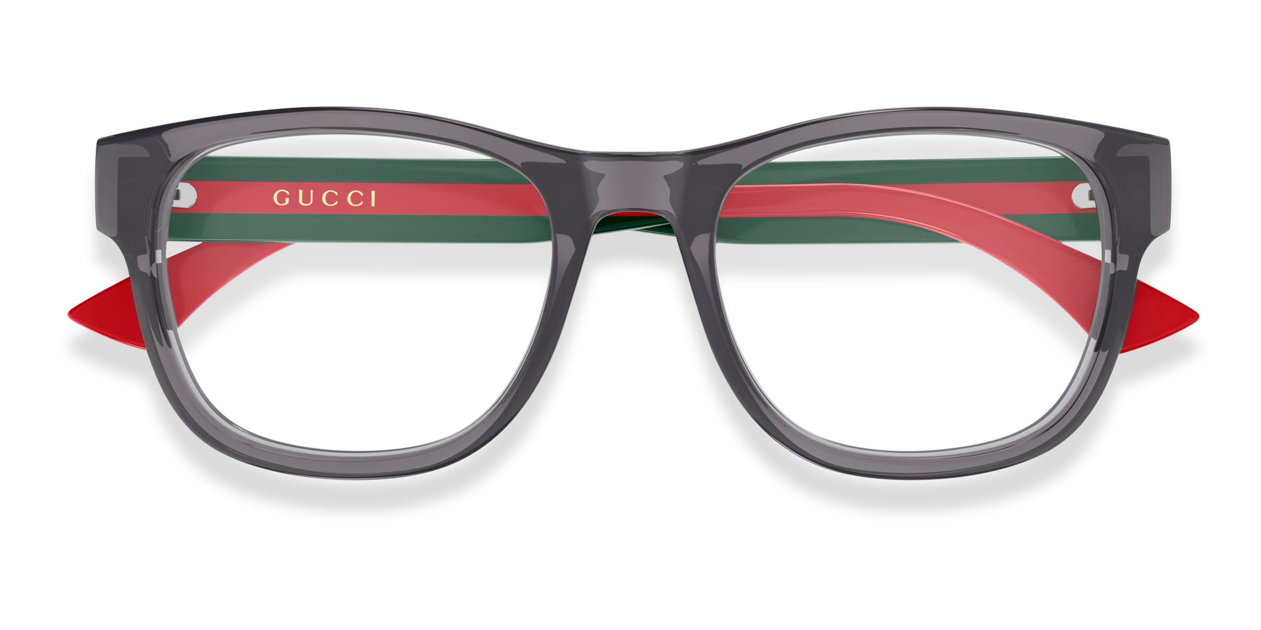 Gucci GG0004ONN Gray glasses - Gray - Frontal View