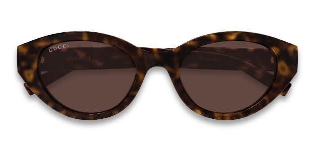 The Gucci GG2105SA is a narrow cat-eye sunglasses frame with  display picture 1