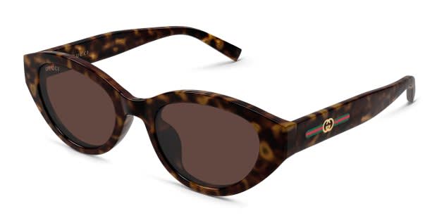 The Gucci GG2105SA is a narrow cat-eye sunglasses frame with  display picture 1