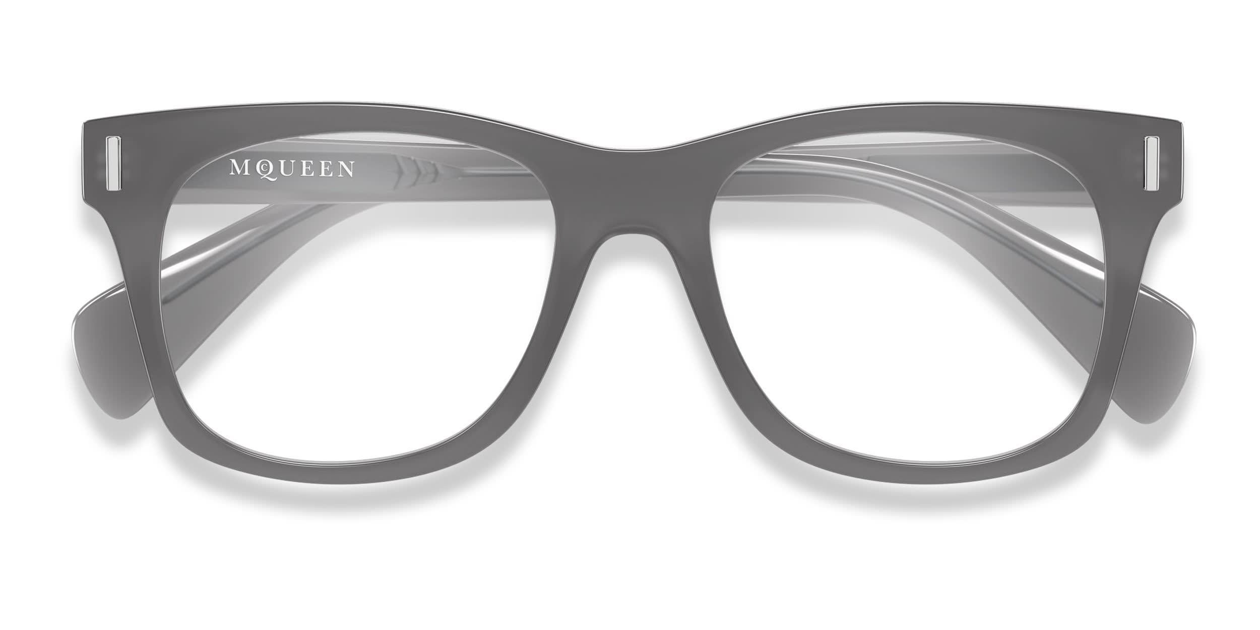 The Alexander McQueen AM0551O is a refined optical frame featuring