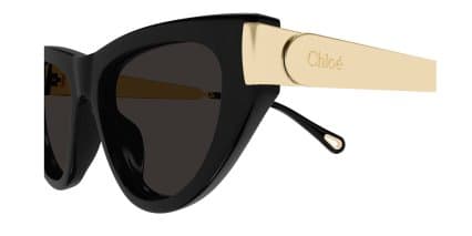 Chloe CH0350S Black, Gray glasses - Black / Gray - Side View
