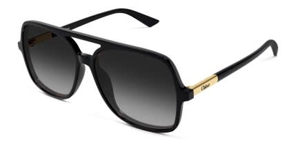 Chloe CH0364S Black, Gray glasses - Black / Gray - Angle View