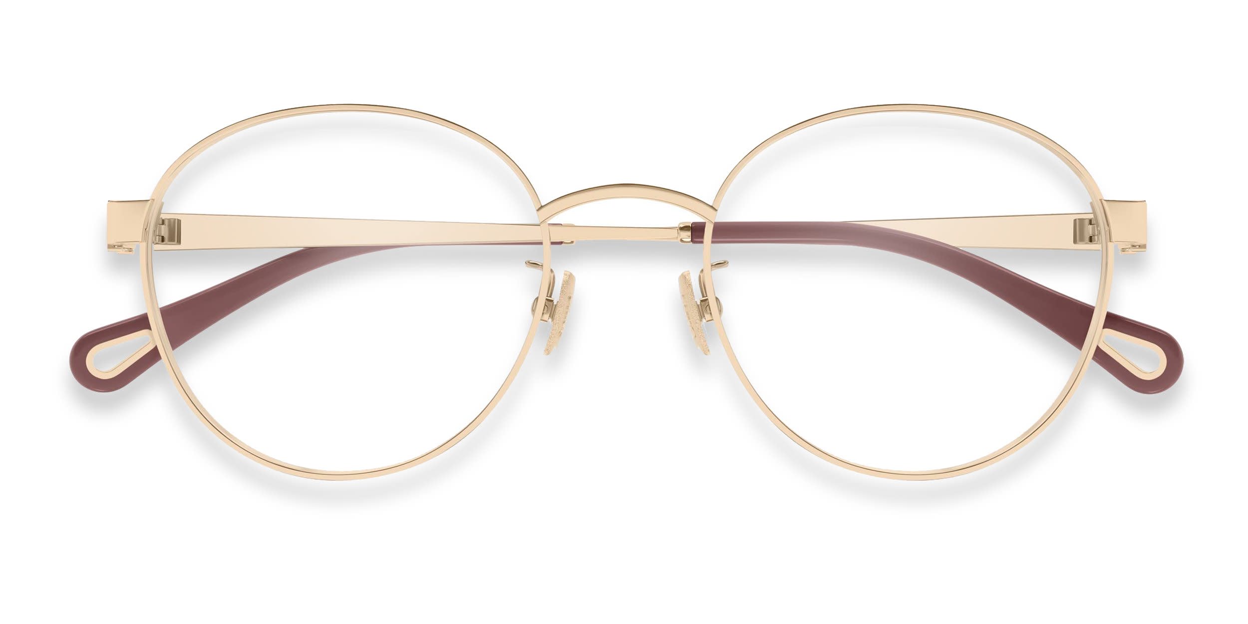 Chloe CH0377OA Gold glasses - Gold - Frontal View