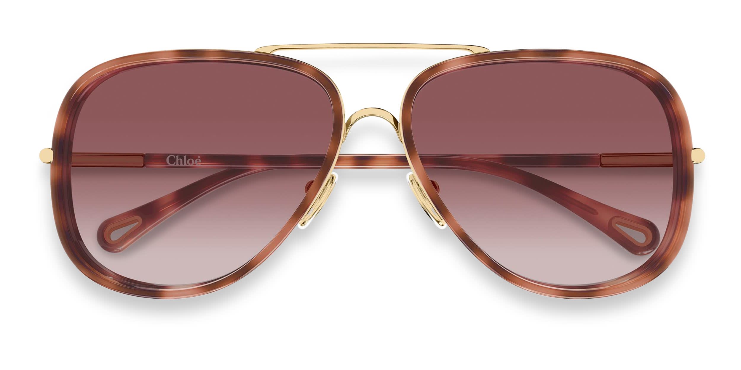 ◇chloe ◇サングラス The Chloé CH0382S is a refined pilot-style sunglasses frame that