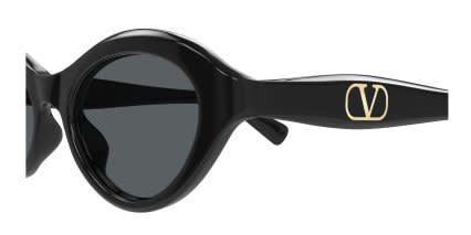 Valentino VG0008S Shiny Black glasses - Shiny Black - Side View