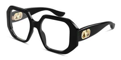 Valentino VG0003O Shiny Black glasses - Shiny Black - Angle View