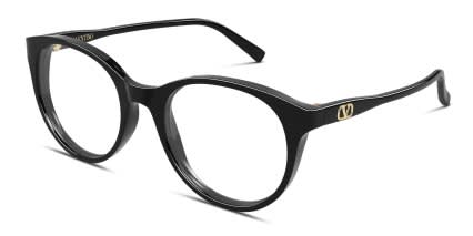 Valentino VG0020O Shiny Black glasses - Shiny Black - Angle View