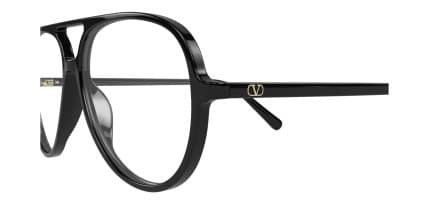 Valentino VG0023O Shiny Black glasses - Shiny Black - Side View