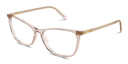 Valentino VG0024O Pink, Clear glasses - Pink / Clear - Angle View