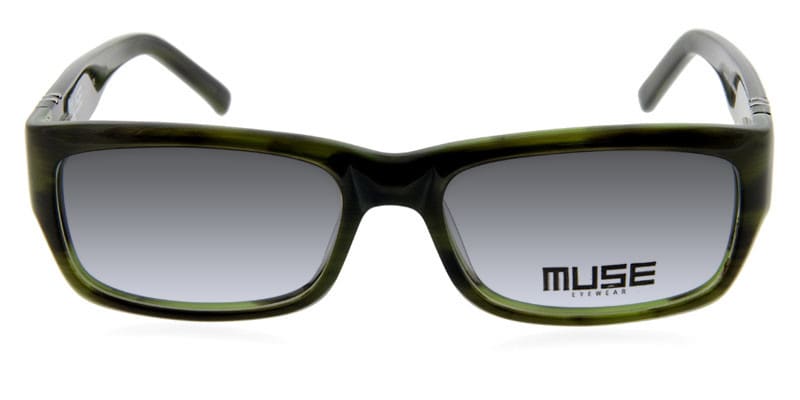 Muse Foster Green NA glasses - Green - Frontal View