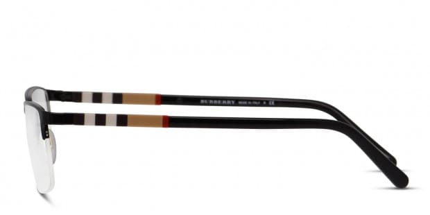 Burberry BE1282 Black Eyeglasses Includes FREE Rx Lenses