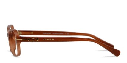 Coach HC6055 Laurel Brick glasses - Orange - Side View
