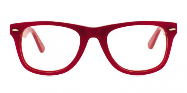 Red prescription glasses hot sale