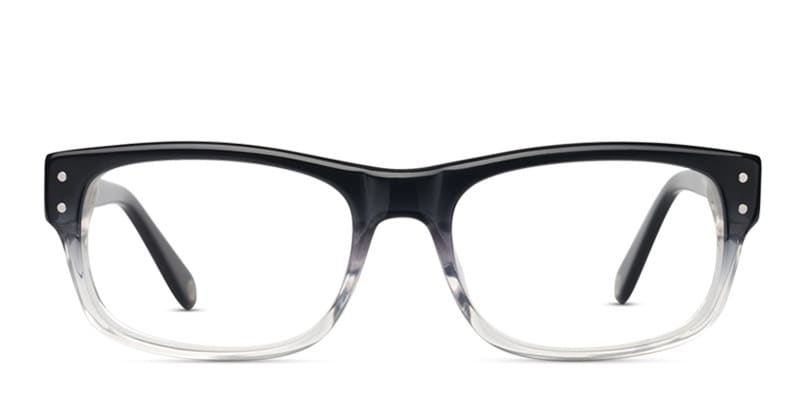 Muse M7280 Black w/Clear glasses - Black / Clear - Frontal View
