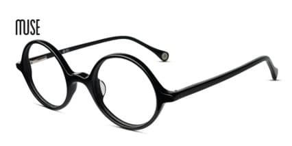 Muse M6041 Black glasses - Black - Angle View