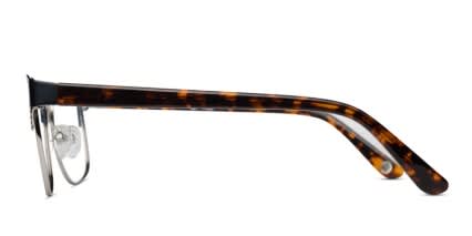 Muse M9090 Dark Blue/Silver w/Tortoise glasses - Blue / Tortoise / Silver - Side View