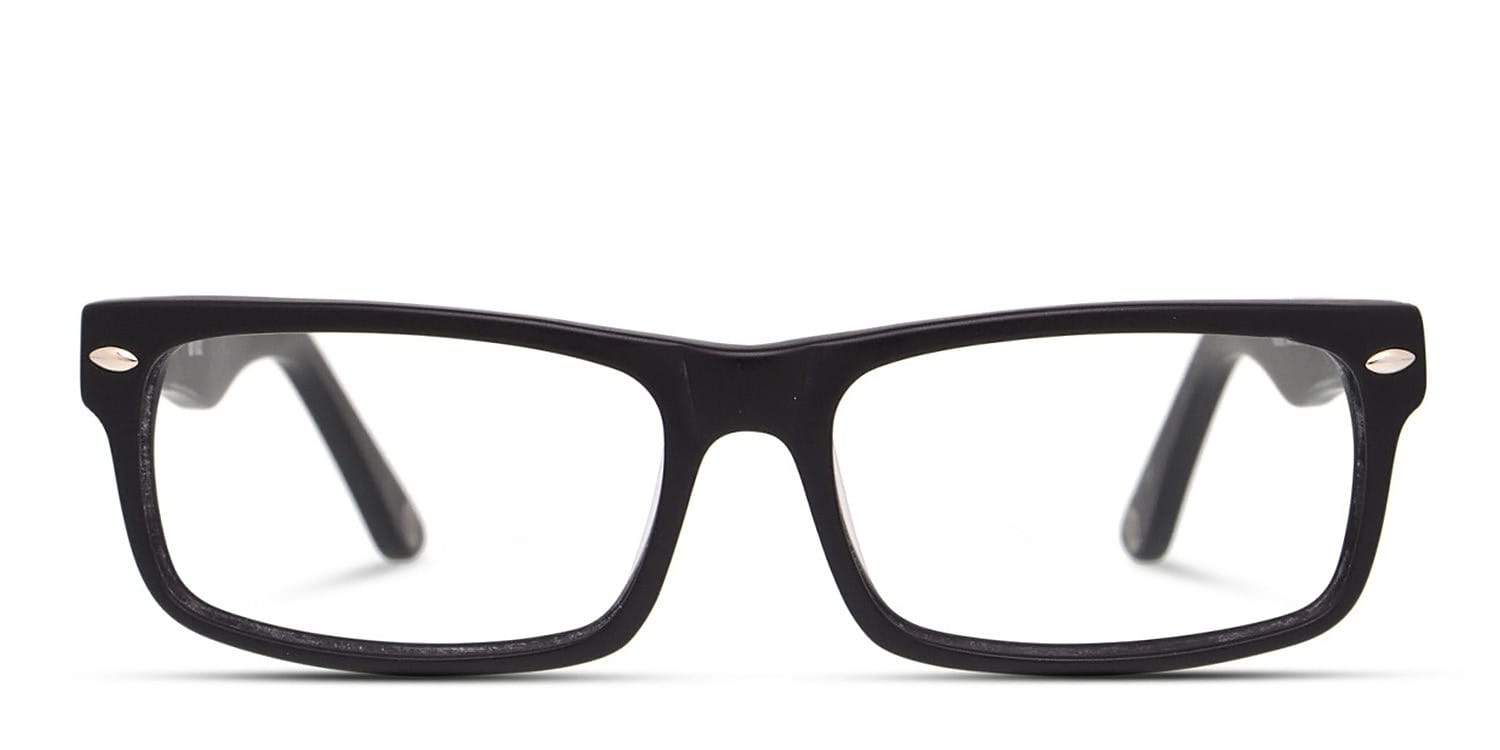 Muse M7680 Black NA glasses - Black - Frontal View