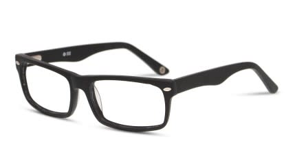 Muse M7680 Black NA glasses - Black - Angle View