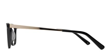 Muse M8690 Black glasses - Black - Side View