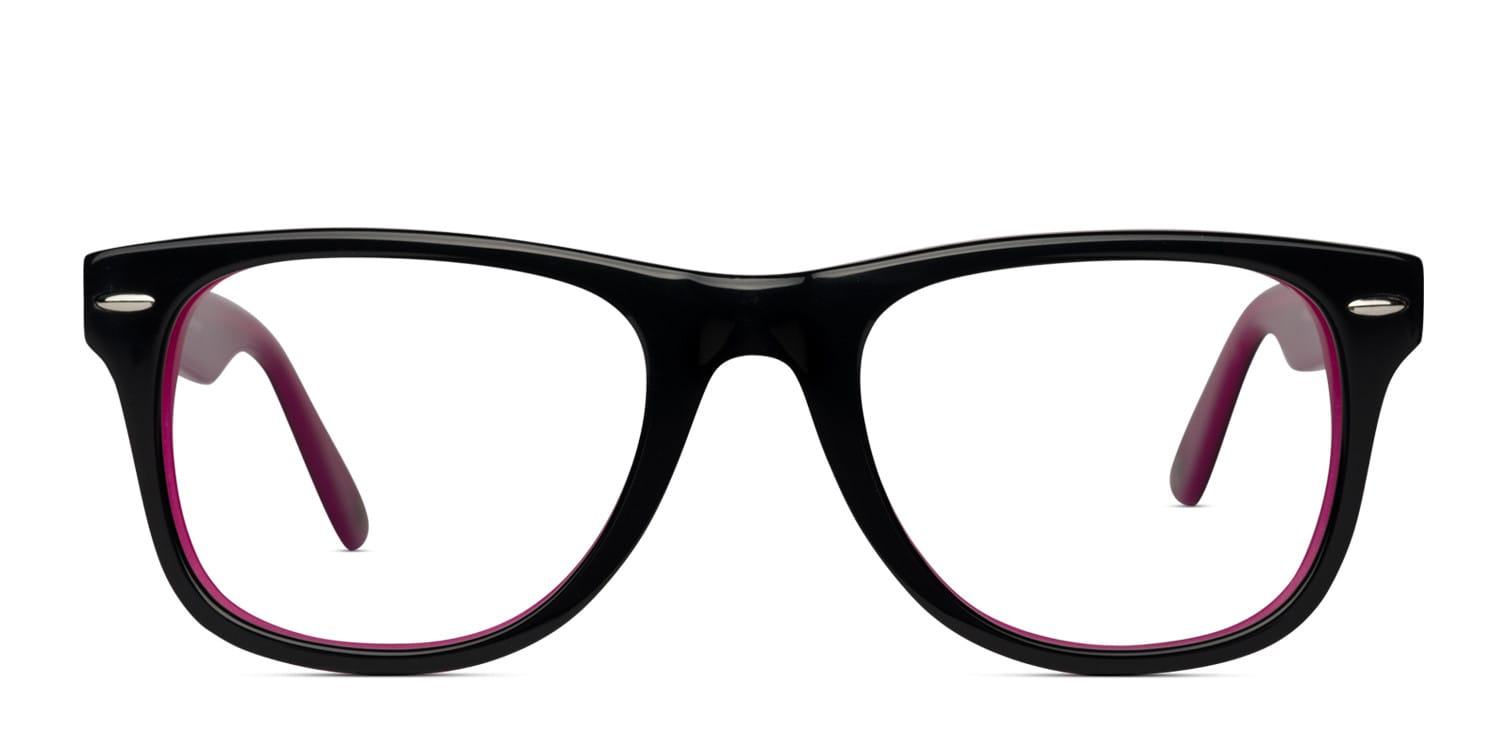 Muse M Classic Black w/Purple glasses - Purple / Shiny Black - Frontal View