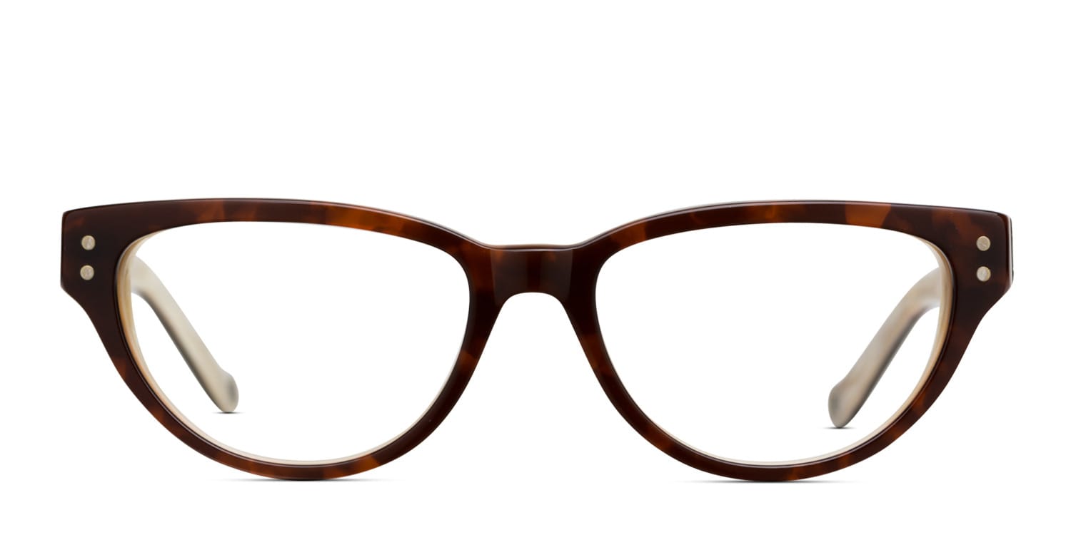 Muse M Blem Tortoise w/Pearl glasses - Tortoise / Beige - Frontal View
