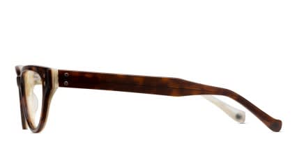 Muse M Blem Tortoise w/Pearl glasses - Tortoise / Beige - Side View