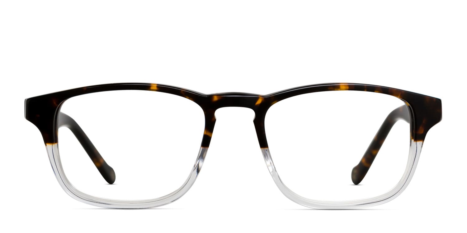 Muse M8590 Tortoise w/Clear glasses - Clear / Tortoise - Frontal View